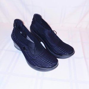 BZees Energy Knit Shoes Size 8.5 Black Cloud